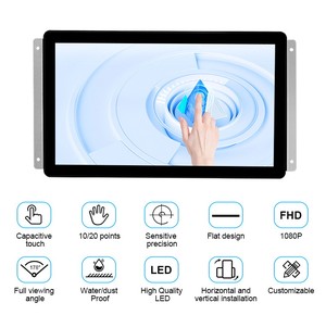 Flush Núi Mở Khung Tft Màu 15.6 Inch Màn Hình Lcd Màn Hình Cảm Ứng <span class=keywords><strong>Led</strong></span> Tv Màn Hình 15.6 Inch với Màn Hình Cảm Ứng - Product Image 2