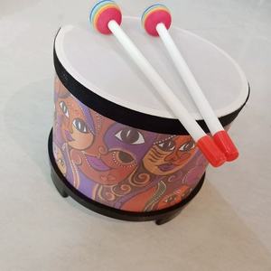 Tambour de sol coréen de 8 pouces, instrument de percussion Orff, tambour à main en bois, tambour de danse, tambour Bongo, tambour de sol - Product Image 2