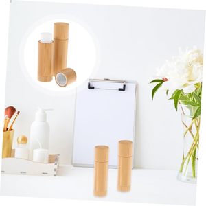 15g 30g 50g 75g Natural Bamboo Wood Deodorant Twist <b>Roll</b> up Tube with Inner Plastic Deodorant Stick Container - Product Image 6