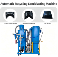 Machine de sablage automatisée à faible consommation pour la restauration de monuments historiques Noyau de perles de verre abrasives pour moteur à carburant électrique