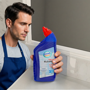 Limpiador de Inodoros Shine View de Alta Pureza 500 ml, Potente Quitamanchas, Aroma Fresco, Líquido de Limpieza para Baños - Product Image 4