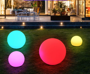 Led Gloeiende Bal Licht Oplaadbare Rgb Kleur Veranderende Bol Lamp Afstandsbediening Waterdicht Voor Park Gazon Kerst Kerst - Product Image 4