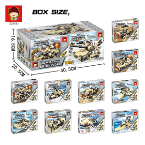 प्रौद्योगिकी सैन्य टैंक लड़ाकू प्लास्टिक खिलौने बिल्डिंग ब्लॉक ने शैक्षिक बच्चों को उपहार खिलौना - Product Image 6