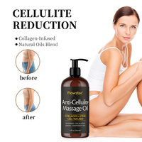 Huile de massage anti-cellulite raffermissante pour la peau aux cellules souches de collagène corporel, huiles essentielles pures à 100 %, marque privée OEM