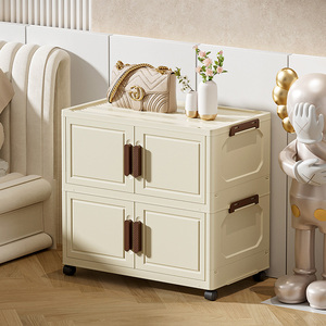 <span class=keywords><strong>Armoire</strong></span> en <span class=keywords><strong>plastique</strong></span> empilable avec portes blanches solides Roues pour chambre à coucher Salon <span class=keywords><strong>Armoire</strong></span> de rangement en <span class=keywords><strong>plastique</strong></span> - Product Image 3