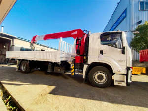 מוצר חדש 7טון <span class=keywords><strong>8ton</strong></span> 10ton הידראולי טלסקופי בום רכוב מנוף 1 סוזו גיגה 4 x2 משאית מטען עם מנוף - Product Image 5