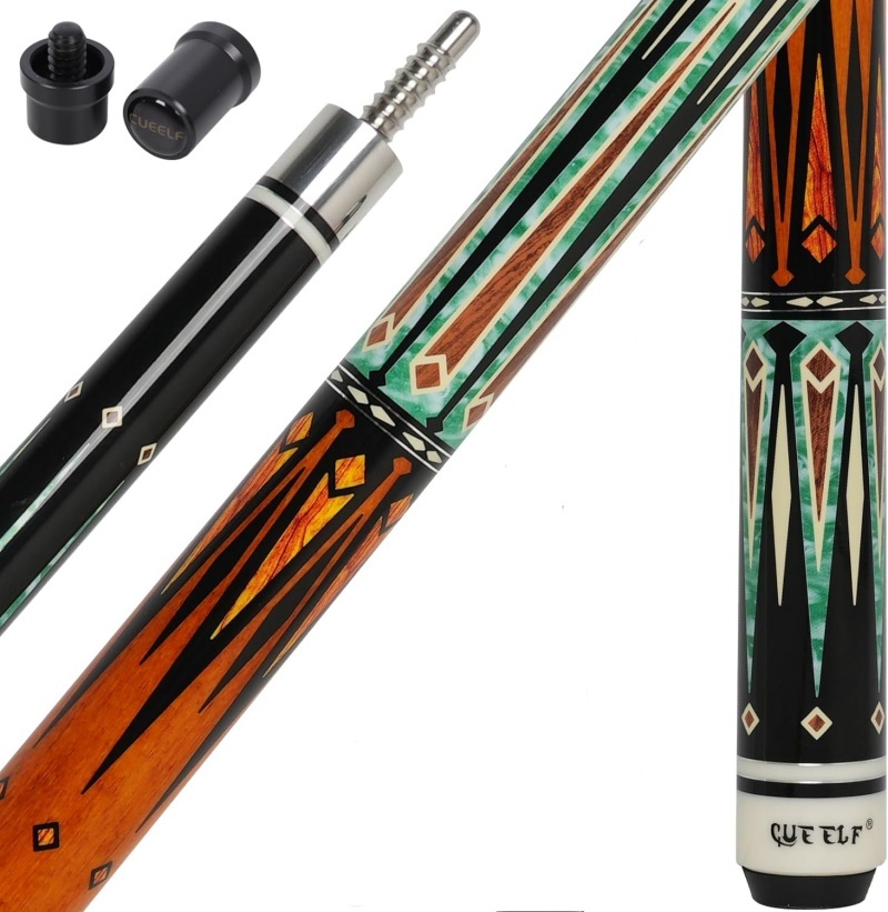 Spring Loaded Pool Stick Xmlinco 1/2 Detachable Billiard Pool Cue Sticks Canada Maple Wood Pool ...