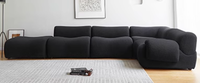 Maison comprimé utilisé canapé en éponge et tissu couleur personnalisée paquet sous vide canapé modulaire en gros