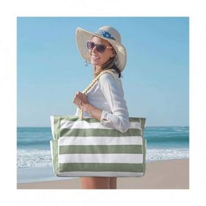 Bolsa de Playa Grande Impermeable con Cierre, Bolsa de Mano para Piscina a Prueba de Arena para Mujer - Product Image 5