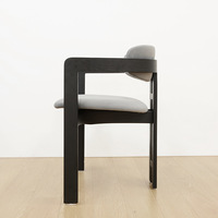 Nouvelle chaise de style chinois avec accoudoir meubles de restaurant en bois massif chaises de salle à manger contemporaines