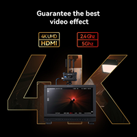 Émetteur-récepteur vidéo sans fil Hollyland Pyro S 4K SDI, portée 1300 pieds, double bande, latence 50 ms, streaming en direct, moniteur de tournage