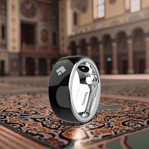 Qibla Tabseeh Ring QB708 Muslim Religion App di controllo magnetico di ricarica Azan sveglia APP di controllo anello di <span class=keywords><strong>preghiera</strong></span> - Product Image 1
