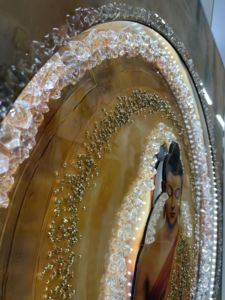 Arte Murale Religiosa Moderna con Buddha, in Plastica MDF, Fatta a Mano, Impermeabile, Ecologica, Stampata UV su Acrilico con Cornice - Product Image 5