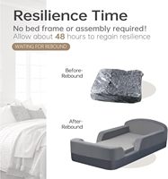 Lit de sol en mousse moderne 2026 en gros d'usine, vente chaude, mobilier de chambre d'enfant, lits à cadre souple pour enfants avec matelas en éponge