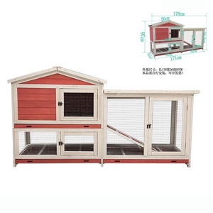 Yeni büyük kapasiteli açık tavşan üreme kafesi tavuk kafesi kuş Villa yağmur geçirmez korozyon önleyici kedi evi güvercin yuva - Product Image 4