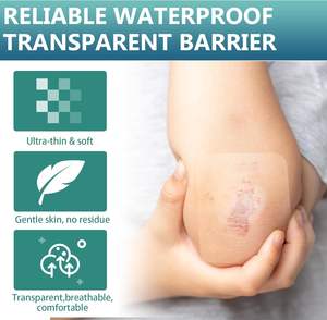 Pansement transparent YOJO, film protecteur imperméable pour plaies, bande adhésive transparente pour cathéter IV, patch adhésif, protection pour la douche - Product Image 5