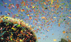 Eco friendly Canyon smoke confetti sticks gender reveal powder Poppers - Product Image 4