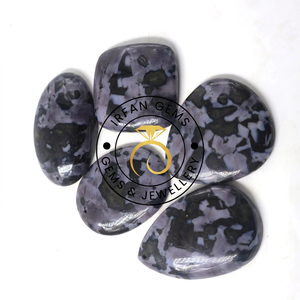 Lote al por mayor de cabujones de jaspe Gabbro por peso con diferentes formas y tamaños, utilizados para la fabricación de joyas, lote a granel de piedra de jaspe. - Product Image 3