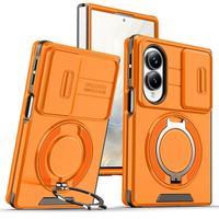 360 °   Étui de téléphone magnétique pliable avec support rotatif pour Samsung Galaxy Z Fold 8 Ultra Flip 7, protection anti-chute et antichoc