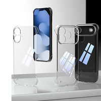 Coque de protection transparente antichoc en PC rigide de luxe au design sportif avec airbag pour iPhone 17 Pro Max 17 Air – Pare-chocs ultra-fin parfait pour téléphone