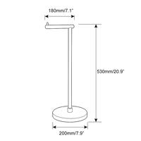 Porte-papier hygiénique en acier inoxydable sur pied antirouille rouleau de papier hygiénique stockage de support de sol pour hôtels