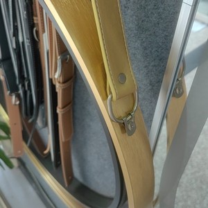 Round Framed <b>Mirror</b> Aluminum Alloy Wall Mounted Modern Design 80cm Inner Diameter With Hanging Hardware - Product Image 4