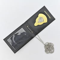 Porte-badge avec logo personnalisé Porte-badge fendu en cuir véritable Porte-badge Porte-carte d'identité Étui à badges