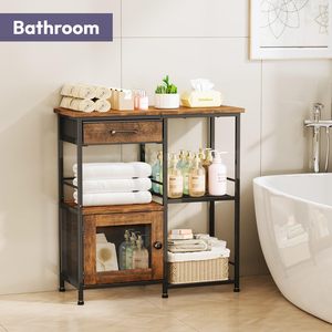 Mueble de Barra de Café Personalizado SENYU, Estilo Rústico, con Cajones, Ecológico - Product Image 6