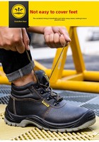 Bottes de travail de sécurité GUYISA pour hommes, mode industrielle, antidérapantes, unisexes, norme européenne, embout en acier