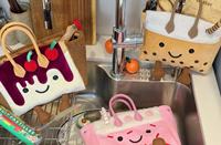 Sac à main en peluche Smiley personnalisé OEM, nouvelle collection hiver, marque de créateur, pour femme, Noël