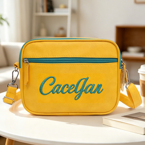 Bolso <span class=keywords><strong>de</strong></span> Hombro Impermeable <span class=keywords><strong>de</strong></span> Cuero PU para Viajes Diarios, Bolso Bandolera con Bolsillo Frontal con Cremallera, Bolsa para Portabebés - Product Image 1