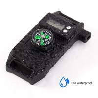 Montre tactique de survie d'aventure en plein air Bracelet Paracord pour camping et excursions Matériau polyester durable
