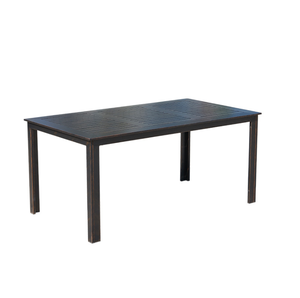 Outdoor waterproof aluminum furniture modern minimalist design dining <b>table</b> for restaurants, parks, homes,garden - Product Image 3