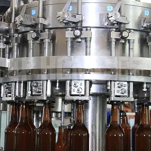 स्वत: बोतल भरने की मशीन उच्च गुणवत्ता आसान आपरेशन के साथ बीयर