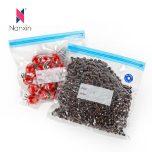 Yeniden kullanılabilir BPA ücretsiz gıda vakum saklama çantası kullanarak el veya otomatik pompa - Product Image 4