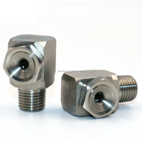Boquilla de Pulverización de Cono Hueco Tangencial de Acero Inoxidable Huajue de 3/4 Pulgadas, Tipo Estándar, Ángulo de Pulverización de 51-114 Grados, Alta Presión