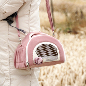 Küçük Hayvan Evcil Hayvan Taşıma Çantası Taşınabilir Nefes Alabilen Hamster Gine Domuzu Tavşan Taşıyıcı Crossbody Seyahat <span class=keywords><strong>Pet</strong></span> Çanta Açık Hava - Product Image 4