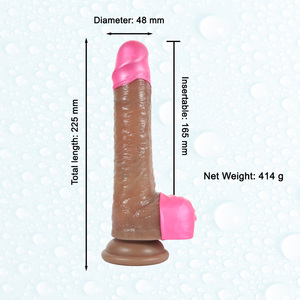 Pene realista 7 velocidades telescópico potenciadores de la intimidad vibrador y Consolador de silicona líquida para adultos parejas juguete Sexy - Product Image 6