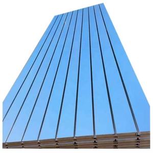 Panneau mural rainuré en MDF mélaminé pour garage, 18 mm, pour présentoir de chaussures en magasin de détail - Product Image 3