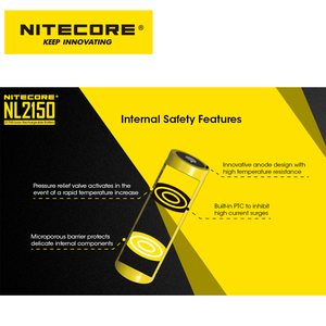 <span class=keywords><strong>NITECORE</strong></span> — batterie Rechargeable li-ion 21700, 5000mAh, avec panneau de protection NL2150, nouveauté - Product Image 2