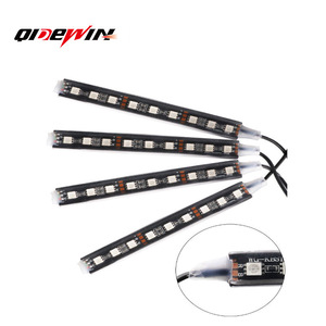 Luz ambiental para coche RGB 5050 9 chips 121 mm 4.76 pulgadas 12-24 V Tira de iluminación interior de siete colores para el interior del automóvil - Product Image 4