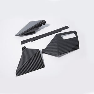 4 pièces en carbone véritable 3K pré-imprégné en fibre de carbone pour <span class=keywords><strong>Audi</strong></span> A3 8Y S3 <span class=keywords><strong>RS3</strong></span> 2021 2022 - Product Image 2