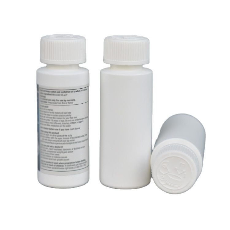 Empty 60ml 2 oz plastic bottle for kirkland minoxidil