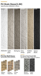 Hoge Kwaliteit Pu Onregelmatige Maan Steen Ontwerp Wandbekleding Panelen Waterdicht Kenmerk Voor Slaapkamer En Woonkamer Interieur - Product Image 6