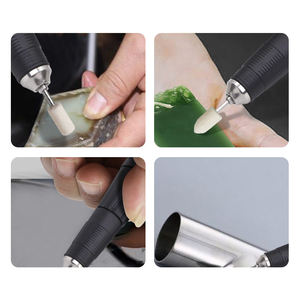 2,35mm Schaft Zylindrisches Polier- und Schleifrad aus Naturwollfilz, Polierset für Glas, Uhren und Schmuck - Product Image 5