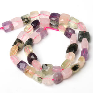 10mm perles <span class=keywords><strong>de</strong></span> pierre naturelle à facettes naturel rose <span class=keywords><strong>opale</strong></span> aigue-marine plat forme carrée pierre perles en vrac pour collier fabrication <span class=keywords><strong>de</strong></span> bijoux - Product Image 4