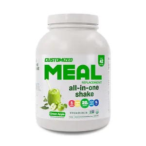 OEM Meal Ready to Eat Instant Flavored Powder with Vegetables Fiber Meal Replacement Shake