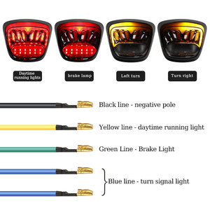 Sistemi di illuminazione moto fanale posteriore anteriore posteriore indicatori di direzione per <span class=keywords><strong>Vespa</strong></span> 150 - Product Image 3