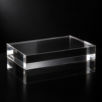 Blocs acryliques en gros, bases en acrylique transparent massif découpées au laser sur mesure, 2mm-50mm, emballage, marque Xiangwang, Guangdong