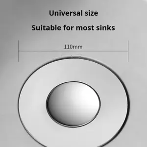 Drenaje emergente moderno <span class=keywords><strong>de</strong></span> acero inoxidable, anticorrosión, 1 año <span class=keywords><strong>de</strong></span> garantía <span class=keywords><strong>para</strong></span> fregadero <span class=keywords><strong>de</strong></span> cocina, <span class=keywords><strong>baño</strong></span>, tapón a prueba <span class=keywords><strong>de</strong></span> fugas, accesorio <span class=keywords><strong>de</strong></span> drenaje - Product Image 4